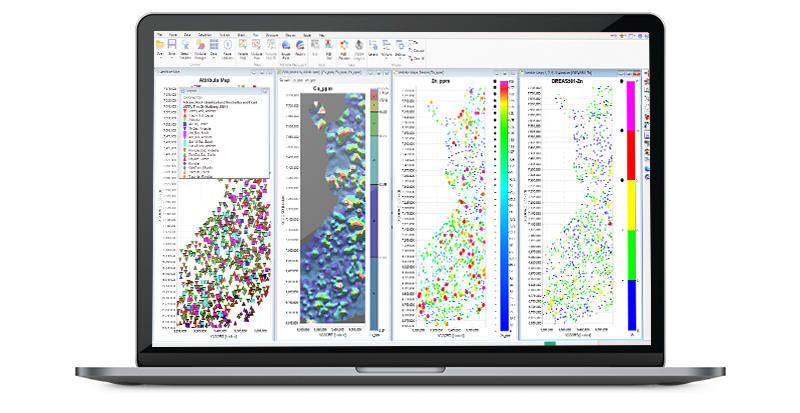 Screenshot of ioGAS interface
