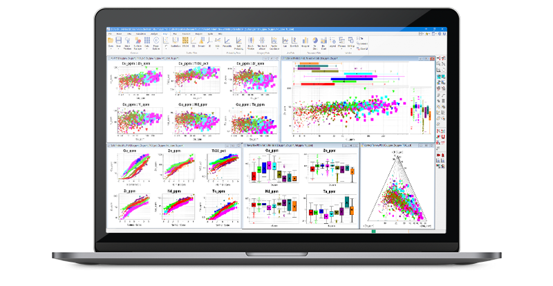 Screenshot of ioGAS interface