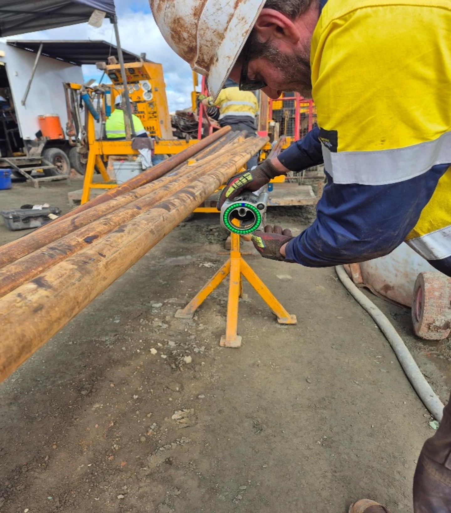 Frontline Drilling core orientation with ACTx