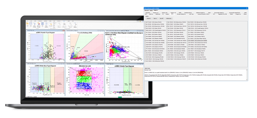 Screenshot of ioGAS interface
