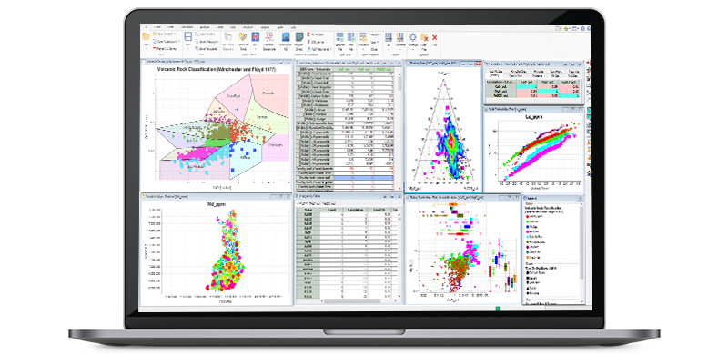 Screenshot of ioGAS interface